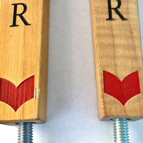 Lot of 2 Migration Brewing Beer Tap Handles Portland Oregon Wood - Picture 5 of 7